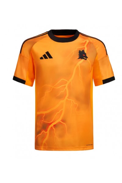 AS Roma Gianluca Mancini #23 Jalkapallovaatteet Vieraspaita 2025-26 Lyhythihainen AS Roma Gianluca Mancini #23 Jalkapallovaatteet Vieraspaita 2025-26 Lyhythihainen